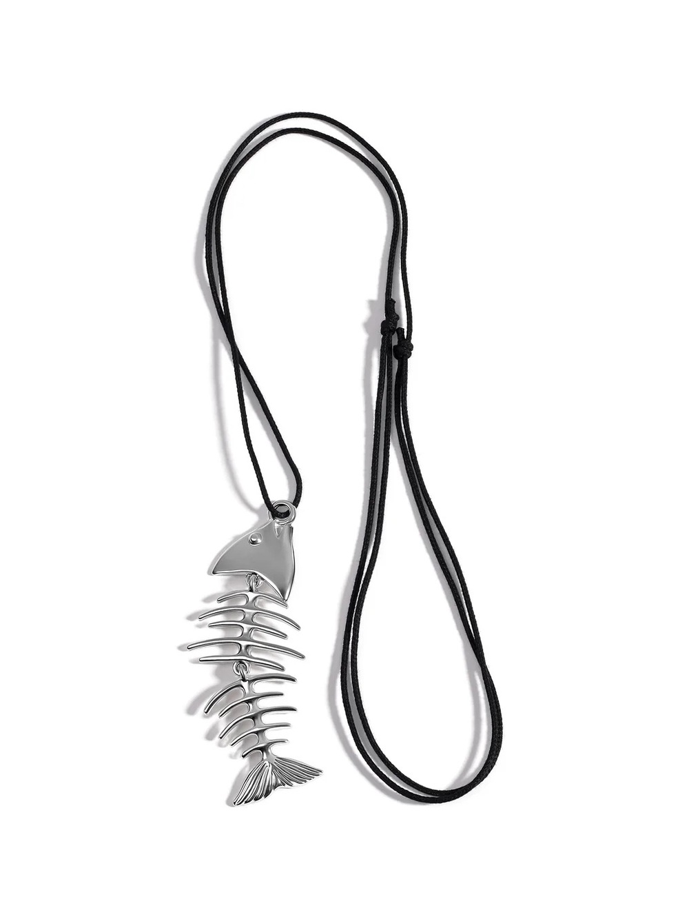 Alloy Fish Adjustable Length Cord Necklace: 100cm by Mayamar